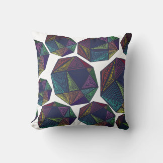 Quirky Zentagled Throw pillow