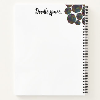 Quirky zentangle pattern notebook