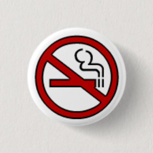 Quit smoking 🚬 button, for sale ! 3 cm round badge
