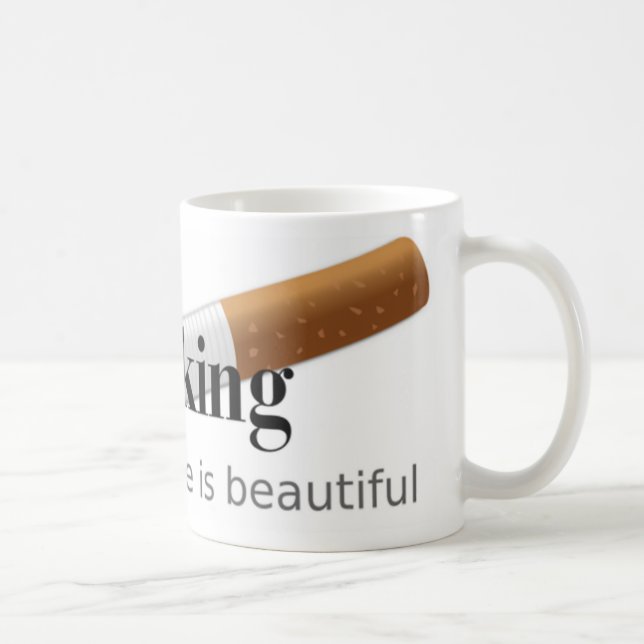 Quit Smoking Coffee Mug (Right)