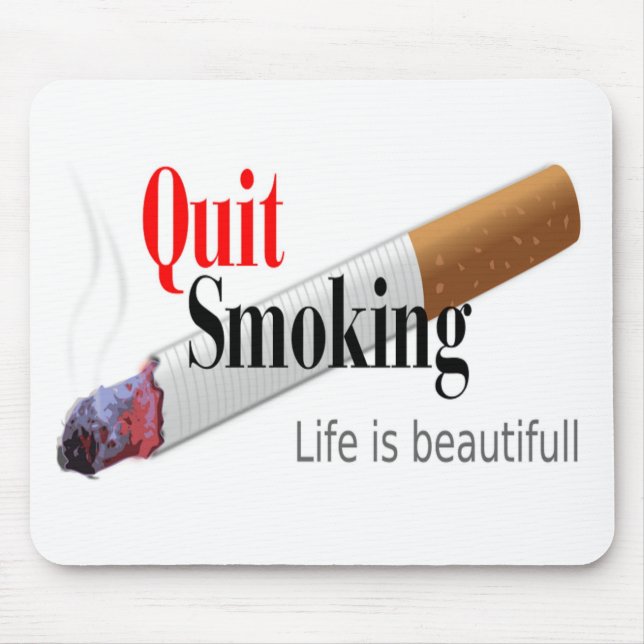 QUIT SMOKING MOUSE PAD (Front)