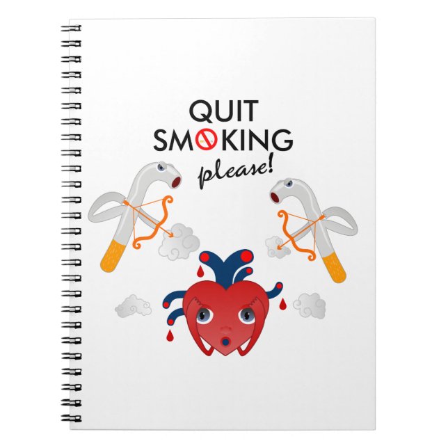 Quit smoking please notebook (Front)