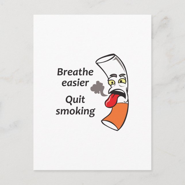 QUIT SMOKING POSTCARD (Front)