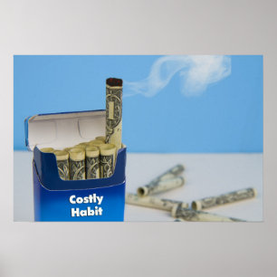 Quit Smoking Poster - Costly Habit