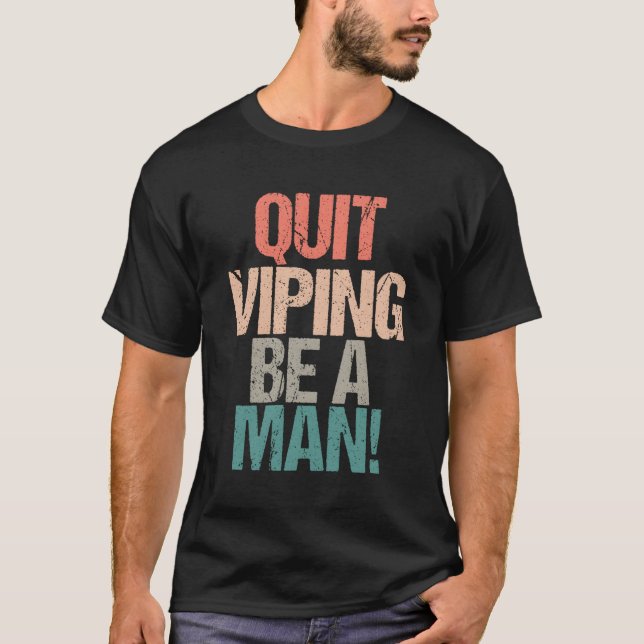 Quit Vig Be A T-Shirt (Front)