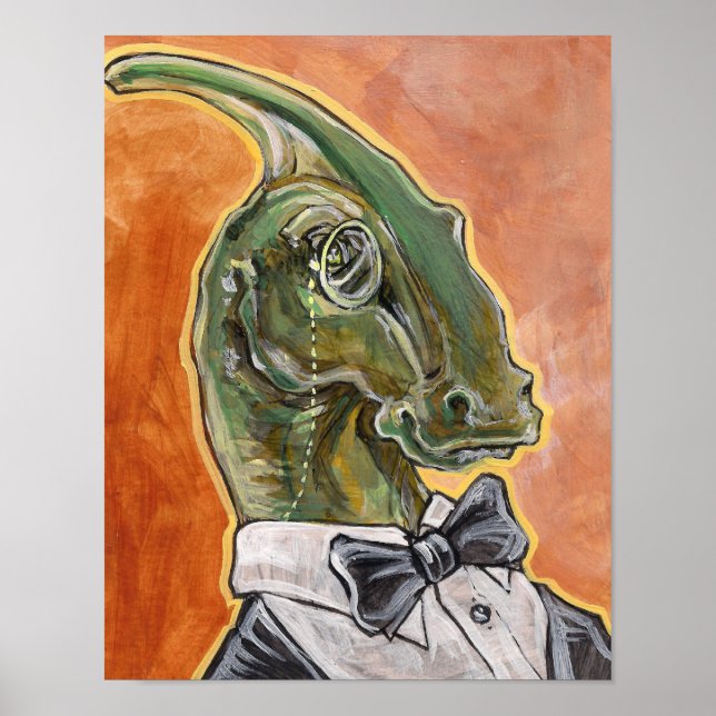 Quite Dinosaur Poster (Front)