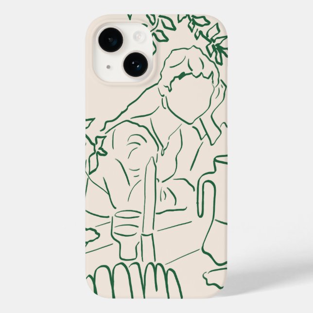 Quite Evening Case-Mate iPhone Case (Back)