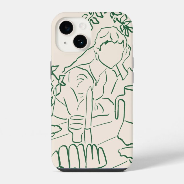 Quite Evening iPhone Case (Back)