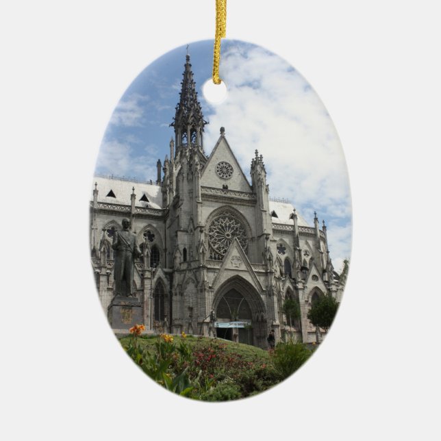 Quito Christmas Ceramic Tree Decoration (Front)