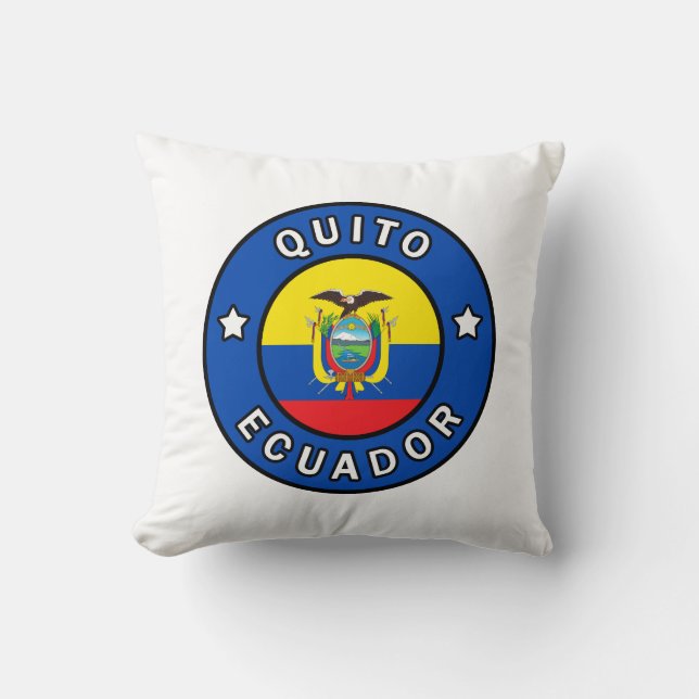 Quito Ecuador Cushion (Front)