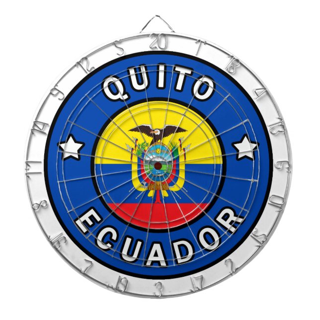 Quito Ecuador Dartboard (Front)