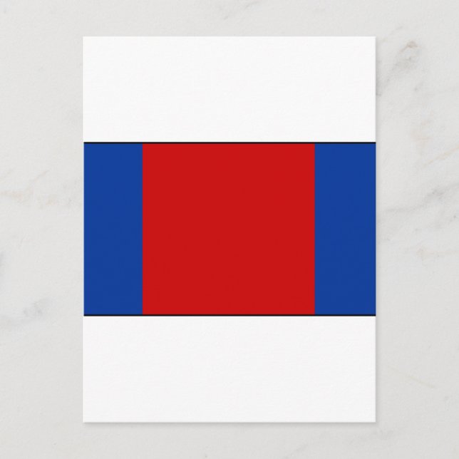 Quito Ecuador Flag Postcard (Front)