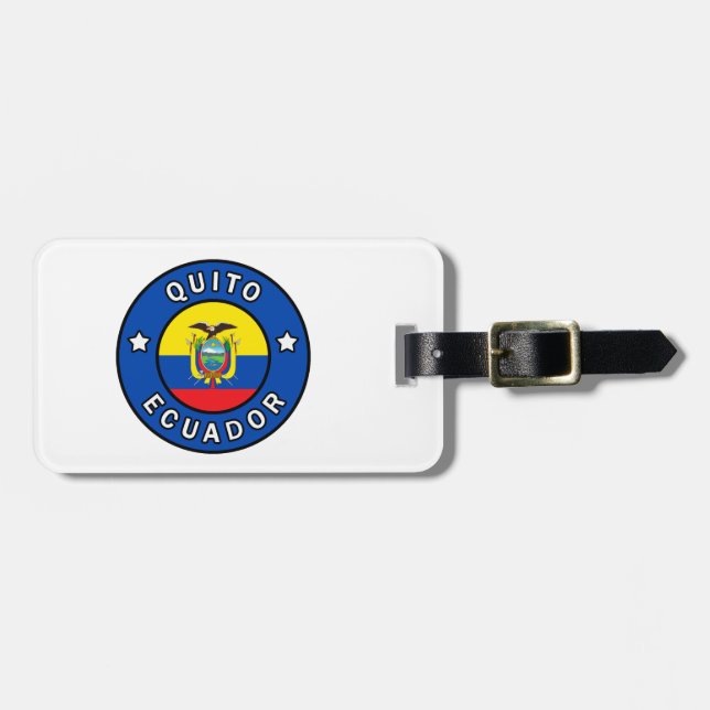 Quito Ecuador Luggage Tag (Front Horizontal)