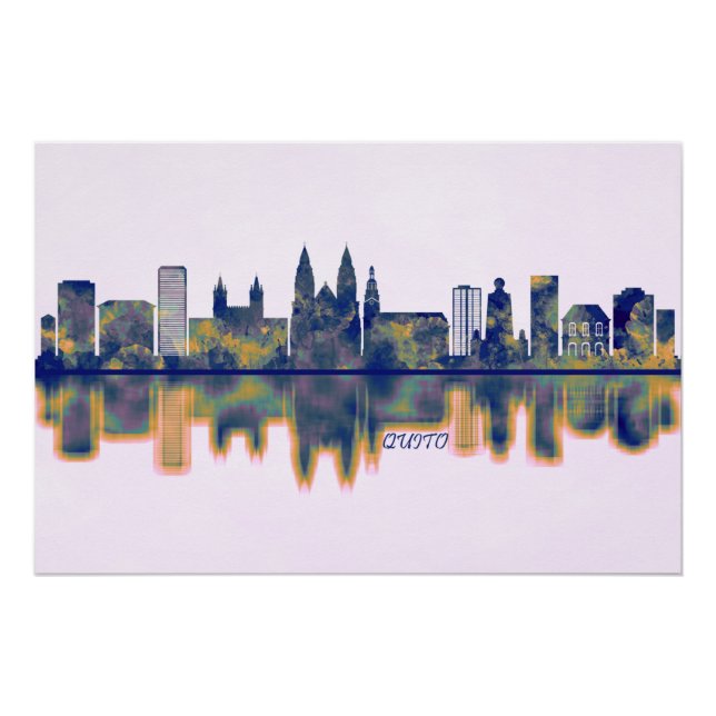 Quito Skyline Poster (Front)