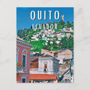 Quito, the capital of Ecuador Postcard