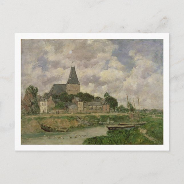 Quittebeuf, 1893 (oil on canvas) postcard (Front)