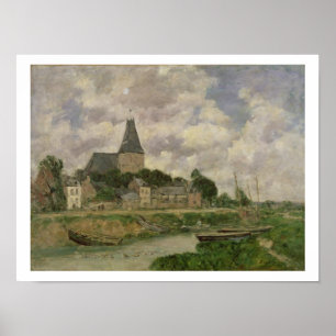 Quittebeuf, 1893 (oil on canvas) poster