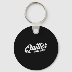 Quitter Since 2024 Non-smoker Quit Smoking  Key Ring