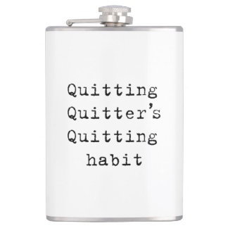 Quitting habit hip flask
