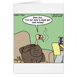Quittng Smoking Cold Turkey Funny Gifts & Tees