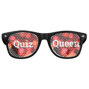 QUIZ QUEEN retro Shades / Fun Party Sunglasses