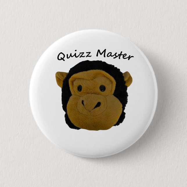 Quizz Master 6 Cm Round Badge (Front)
