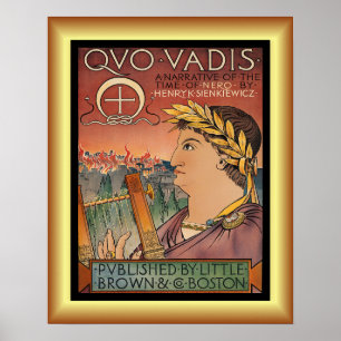 Quo Vadis, Nero, Rome, Henry Sienkiewicz ~ Poster