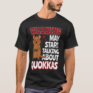 Quokka Animals Funny Australian Cute Pet T-Shirt