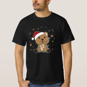 Quokka Christmas Snow Winter Animals Quokkas T-Shirt