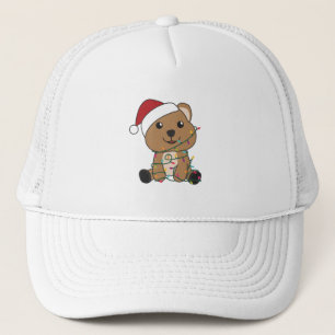 Quokka Christmas Snow Winter Animals Quokkas Trucker Hat