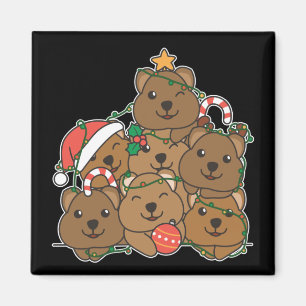Quokka Christmas Tree Funny Animal Christmas Magne Magnet
