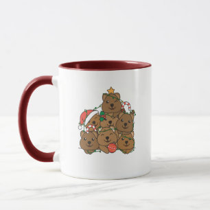 Quokka Christmas Tree Funny Animal Christmas Mug