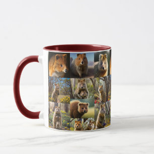 "Quokka Chronicles: A Heartwarming Photo Collage" Mug