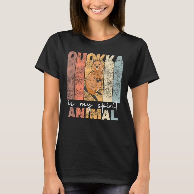 Quokka is my spirit animal cute animal Quokka T-Shirt (Front)