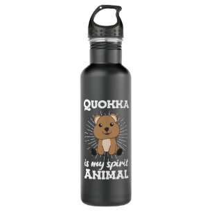 Quokka Is My Spirit Animal - Cute Quokkas Vintage 710 Ml Water Bottle