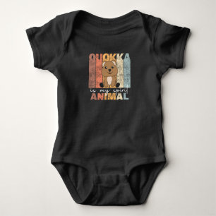 Quokka Is My Spirit Animal - Cute Quokkas Vintage Baby Bodysuit