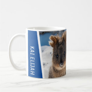 Quokka on the Beach Australia Cute Animal Photo Coffee Mug