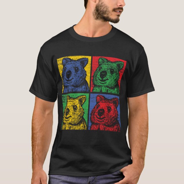 Quokka Popart T-Shirt (Front)