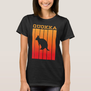 Quokka Shadow Silhouette At Sunset T-Shirt