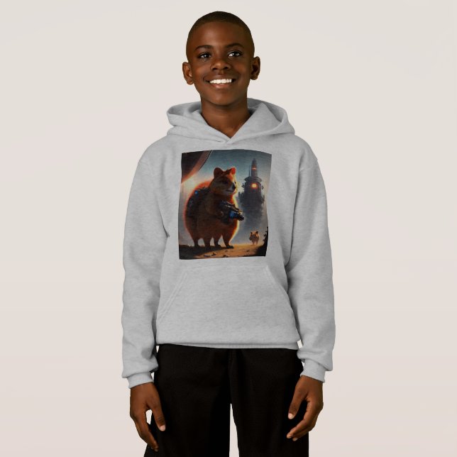 Quokka They Call Me Mister, Kids Hoodie (Front Full)