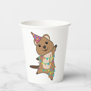 Quokka Wishes Happy Birthday To You Quokkas Adult  Paper Cups