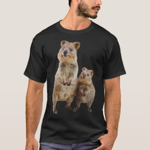 Quokka with Baby Cute Australian Teddy Bear Essent T-Shirt