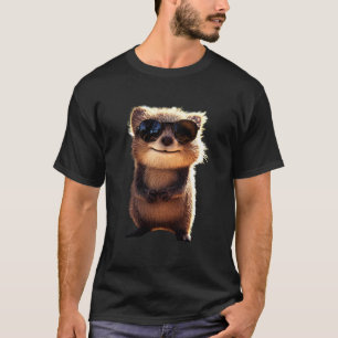 Quokka with Sunglasses Happy I Love Cute Smiling Q T-Shirt