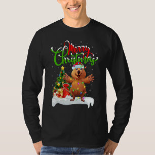 Quokka Xmas Decorations Santa Quokka Christmas T-Shirt