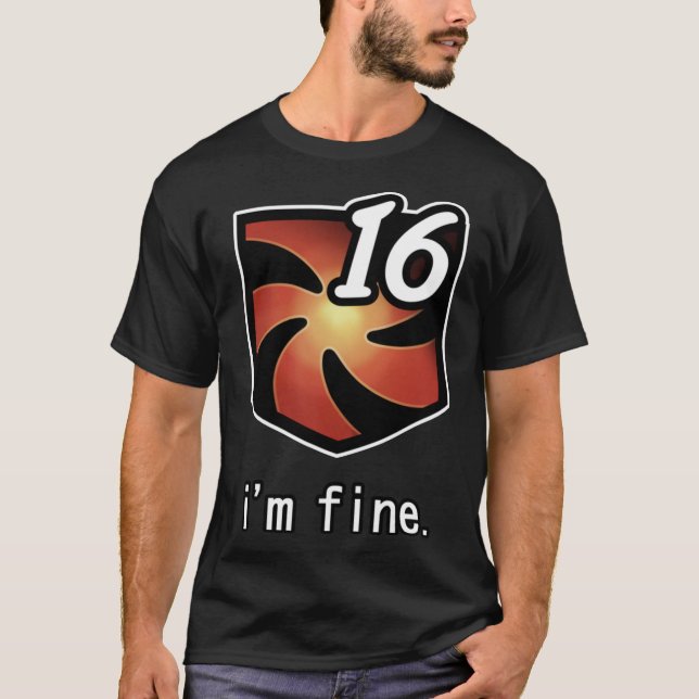 &quot;I&x27;m Fine&quot; Vuln Stacks [FFXIV] Class T-Shirt (Front)