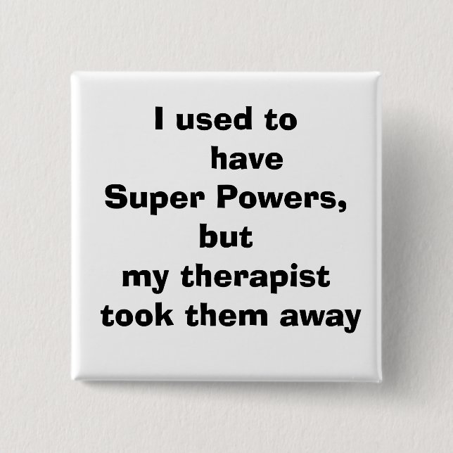 quote, 15 cm square badge (Front)