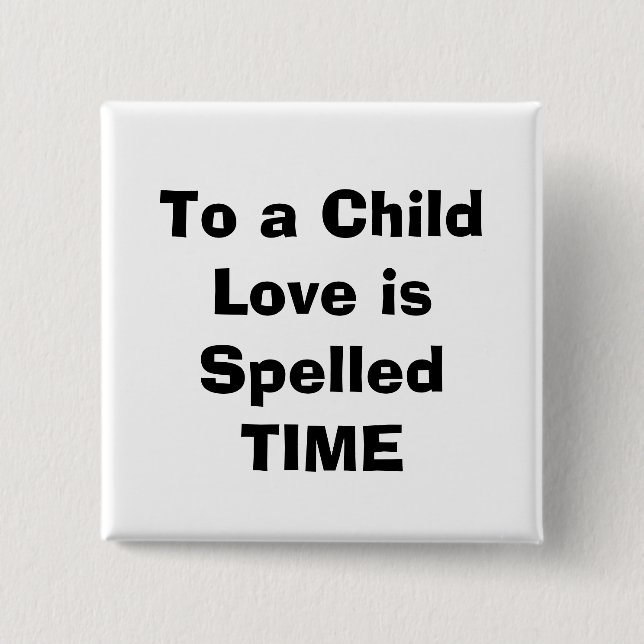 quote 15 cm square badge (Front)