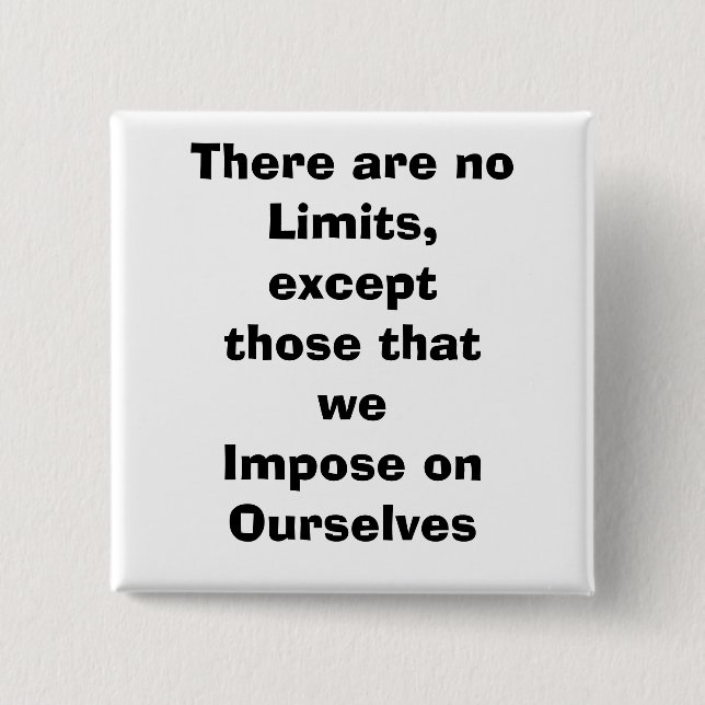 quote, 15 cm square badge (Front)