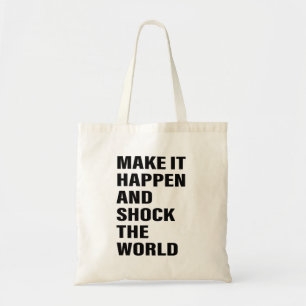 Quote Art Success Life Tips Word Text Art Tote Bag