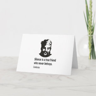 Quote By Confucius Card